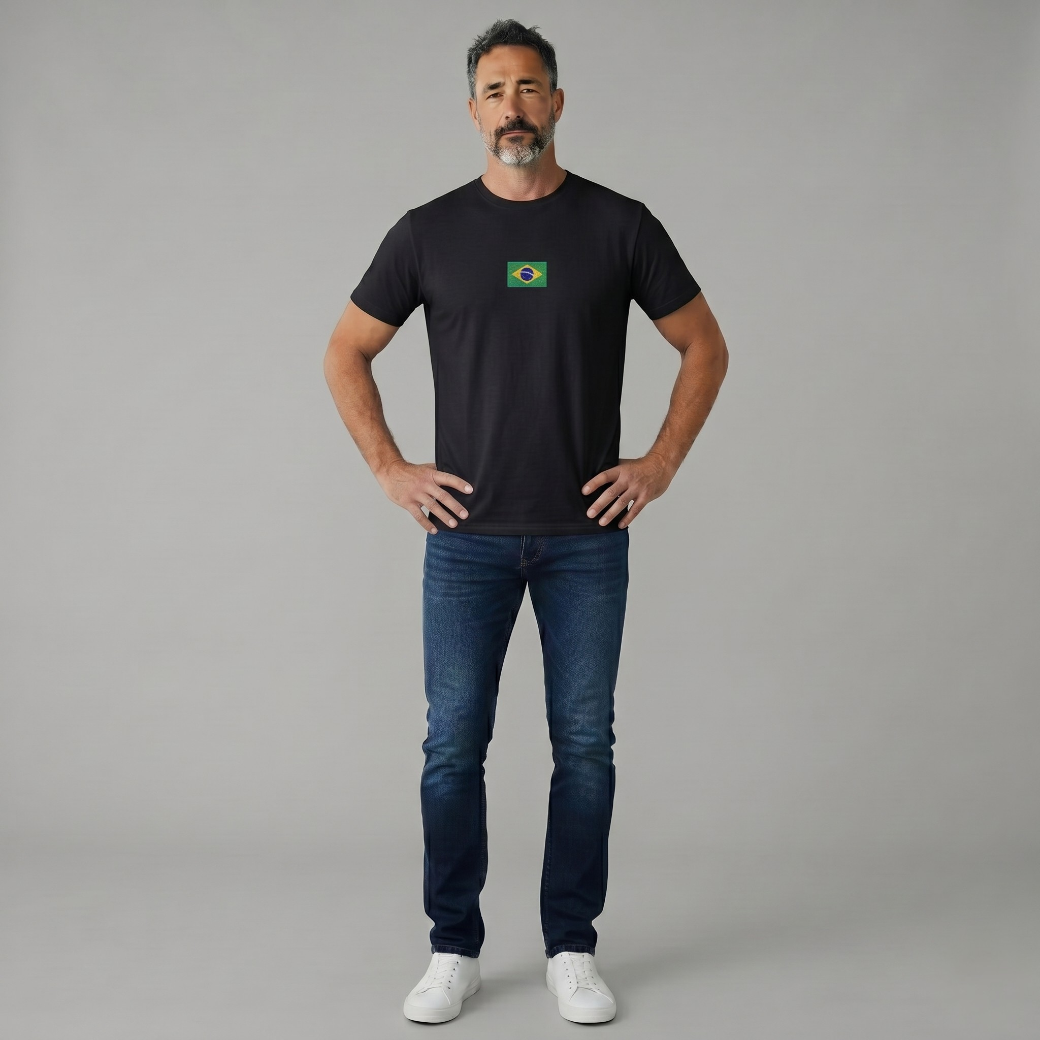 Camiseta Brasil Crew Masculina