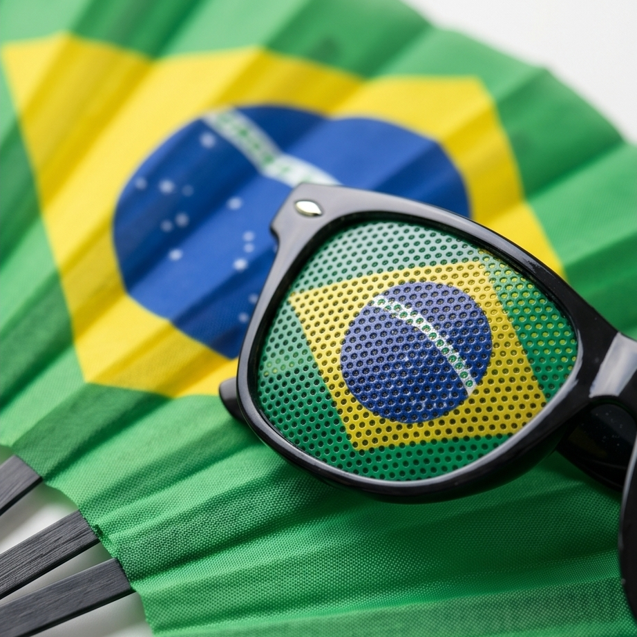 Kit Torcedor 9pcs Brasil