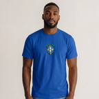 Camiseta Brasil Crew Brasão Masculina