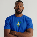 Camiseta Brasil Crew Brasão Masculina