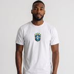 Camiseta Brasil Crew Brasão Masculina