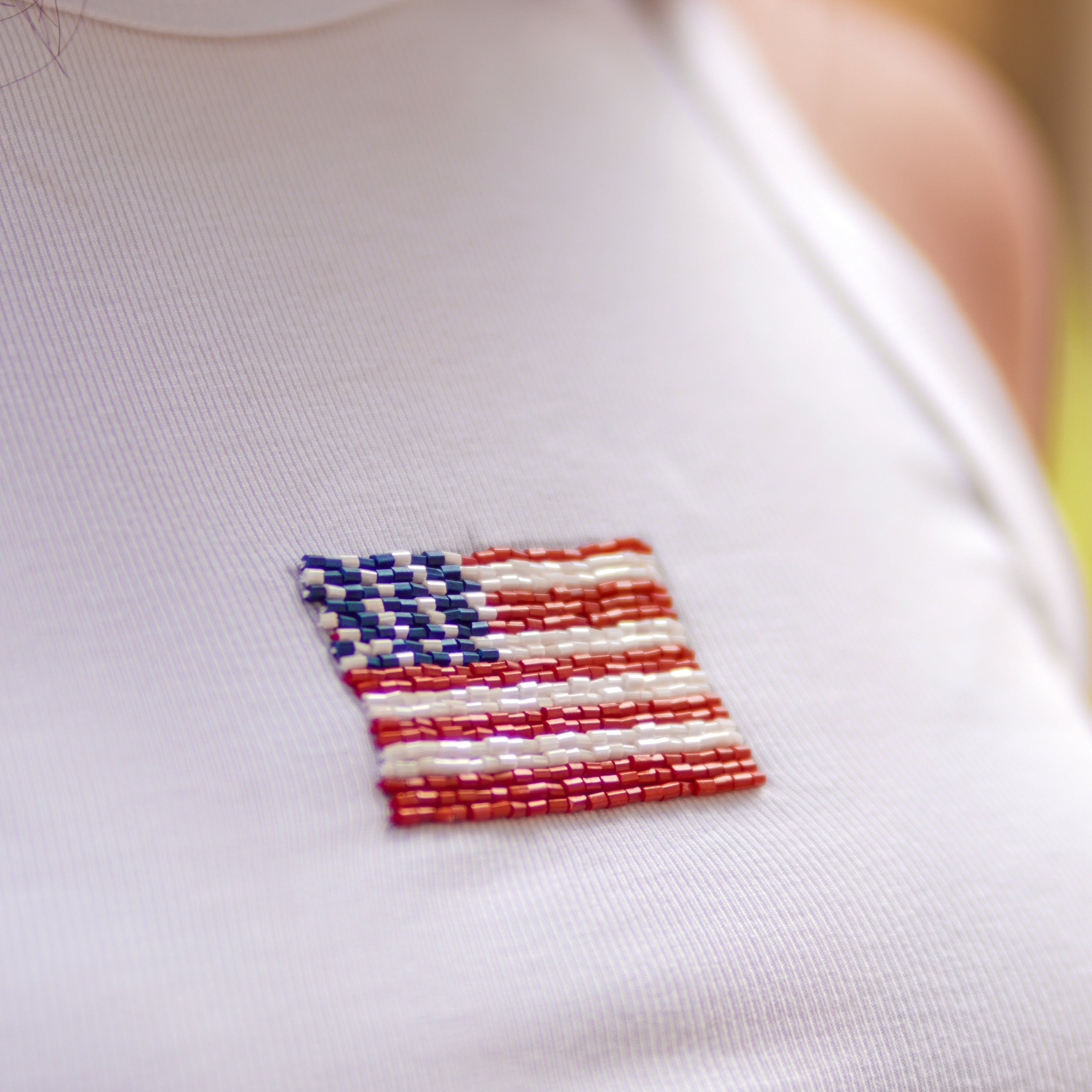 Tank Top USA Beaded Secondary image
