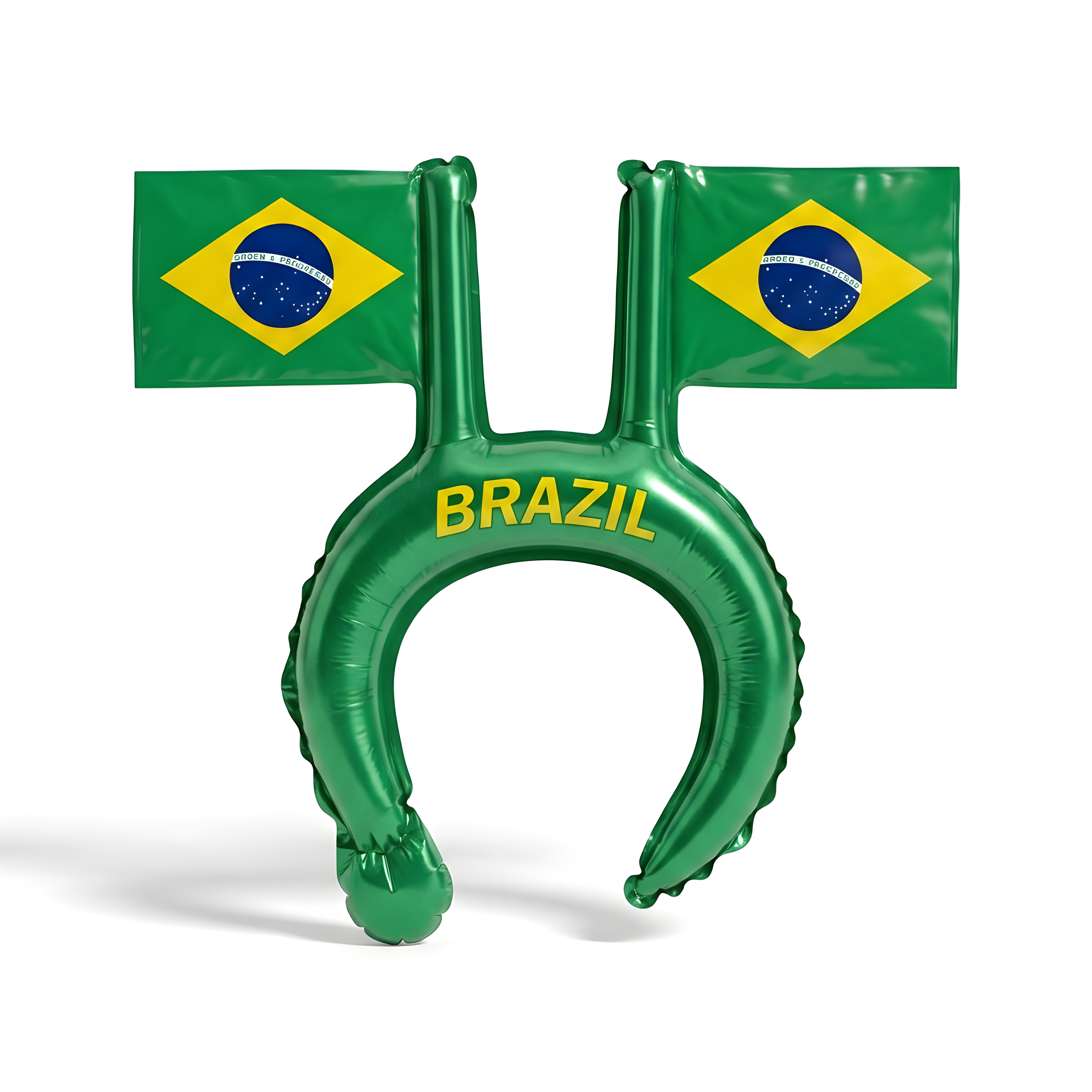 Enfeite de cabeça inflável Brasil Main image