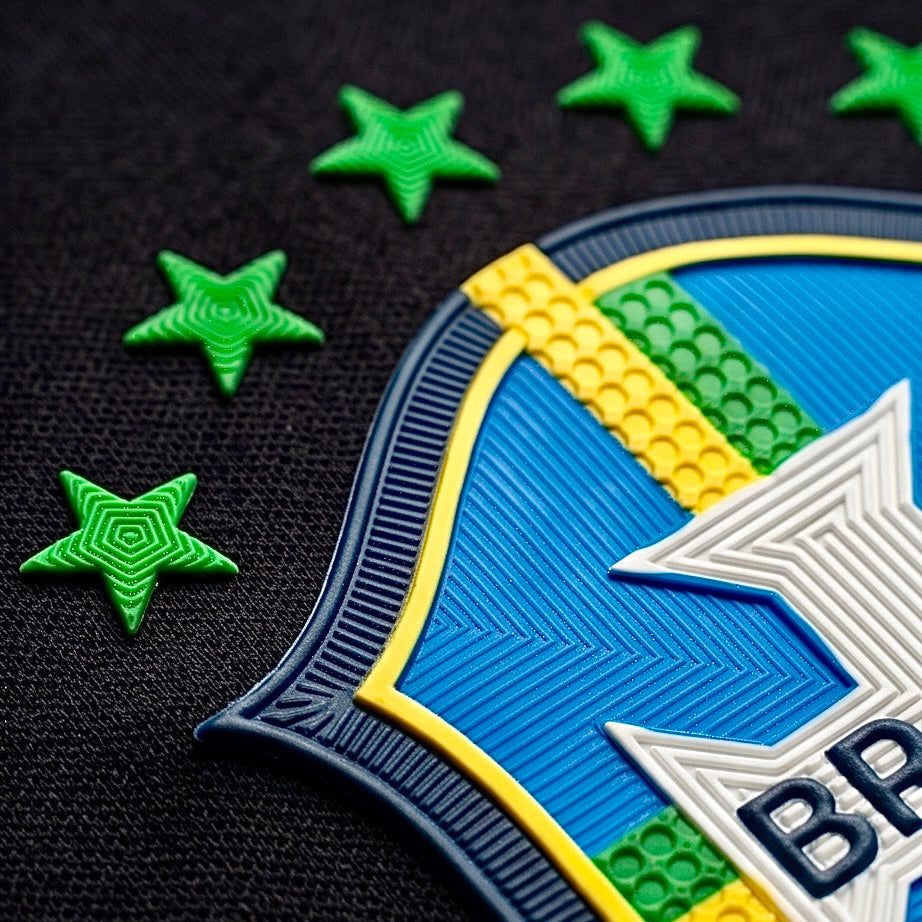 Camiseta Brasil Crew Brasão Masculina