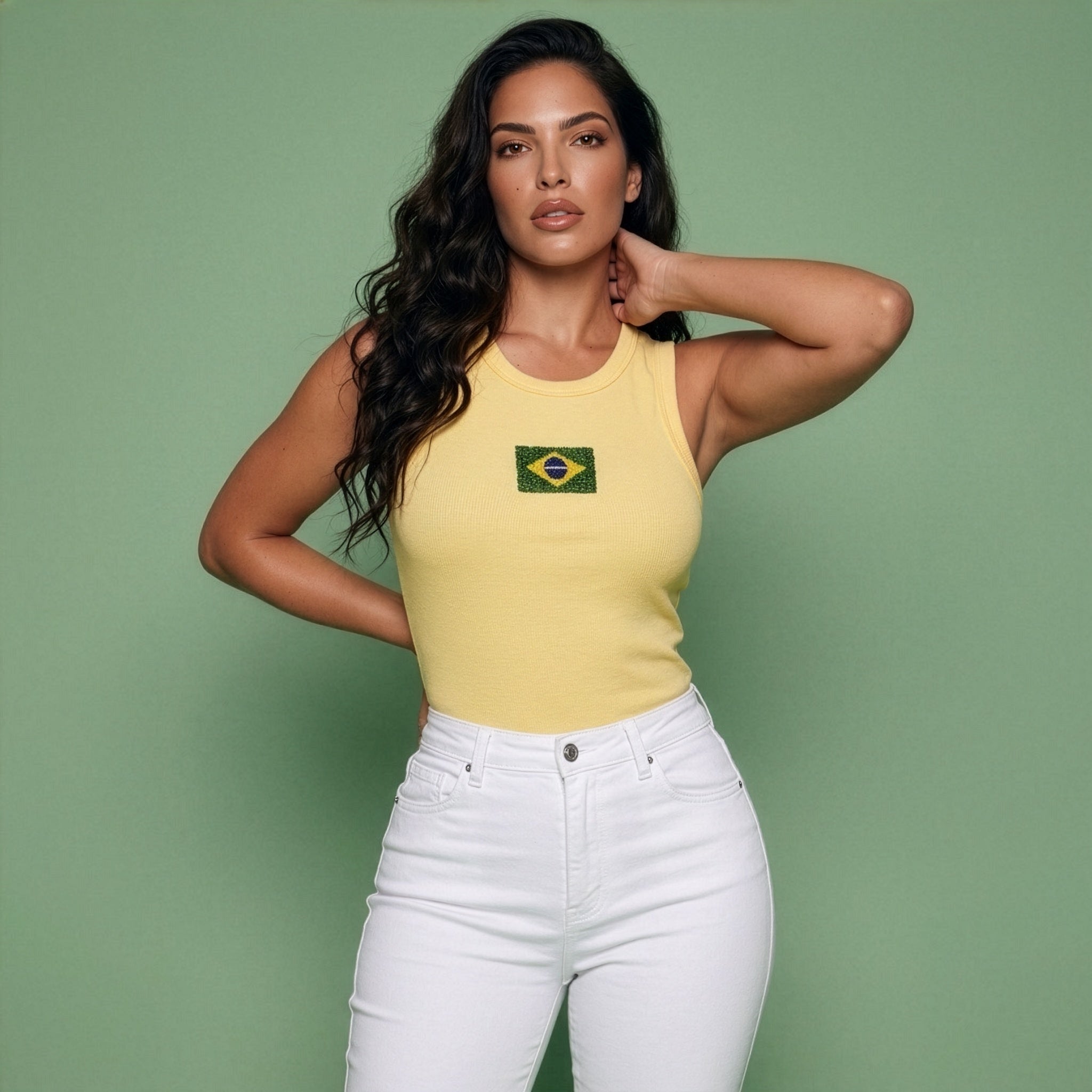 Regata Premium Brasil Feminina Main image